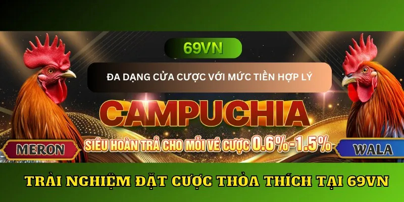 Trải nghiệm đa dạng cửa cược phù hợp với đam mê